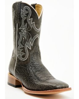 Cody James Men's Alton Western Boots - Broad Square Toe | Grey | Free Delivery
