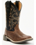 Cody James Boys' Rex Western Boots - Broad Square Toe | Black | Free Delivery