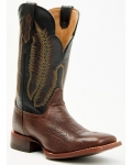 Cody James Men's Buck Western Boots - Broad Square Toe | Black/brown | Free Delivery