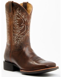 Cody James Men's Xero Gravity Unit Outsole Western Performance Boots - Broad Square Toe | Brown | Free Delivery