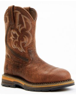 Cody James Men's Disrupter AAA Tyche Crunch Time Waterproof Work Boots - Composite Toe | Red | Free Delivery