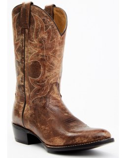 Cody James Men's Larsen Western Boots - Round Toe | Brown | Free Delivery
