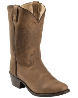 Cody James Boys' Western Boots - Round Toe | Brown | Free Delivery