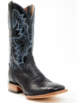 Cody James Men's Exotic Python Western Boots - Broad Square Toe | Black | Free Delivery