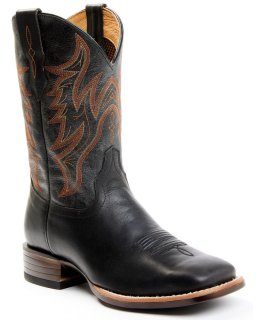 Cody James Men's Hoverfly Performance Western Boots - Broad Square Toe | Black | Free Delivery
