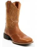 Cody James Men's Force Western Boots - Broad Square Toe | Brown | Free Delivery