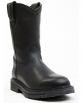 Cody James Men's Uniform Western Work Boots - Soft Toe | Black | Free Delivery