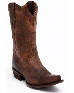 Cody James Men's Whitehall Western Boots - Snip Toe | Brown | Free Delivery