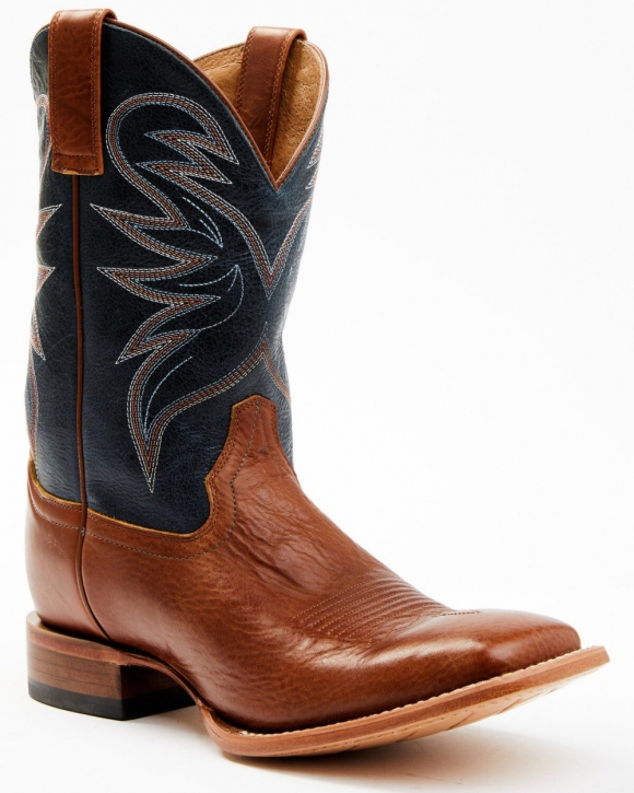 Cody James Men's McBride Western Boots - Broad Square Toe | Brown | Free Delivery