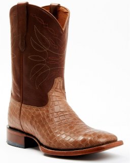 Cody James Men's Western Boots - Broad Square Toe | Brown | Free Delivery
