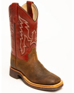 Cody James Boys' Western Boots - Broad Square Toe | Brown | Free Delivery
