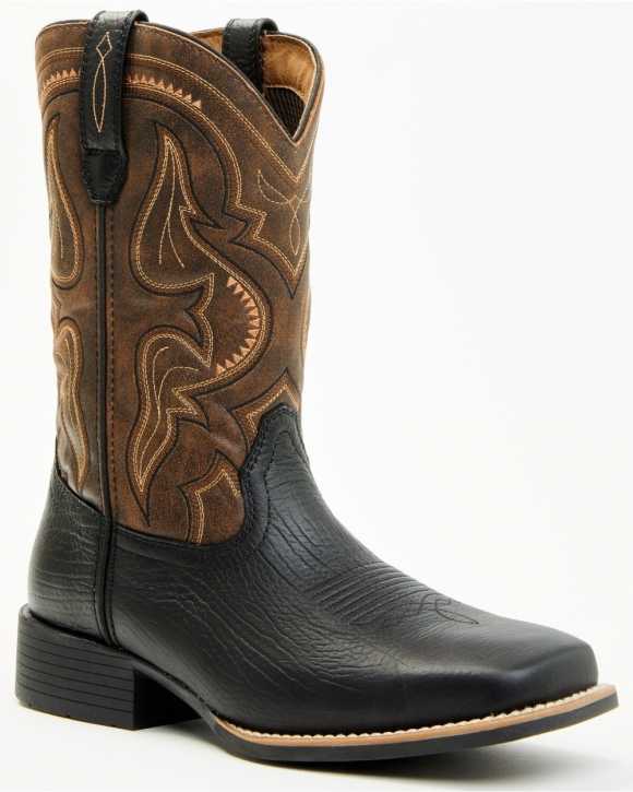 Cody James Cush Core Men's Maverick Performance Western Boots - Broad Square Toe | Black | Free Delivery
