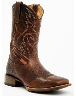 Cody James Men's Hoverfly ASE7 Western Performance Boots - Broad Square Toe | Brown | Free Delivery