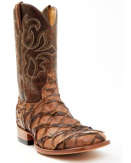 Cody James Men's Pirarucu Exotic Boots | Brown | Free Delivery