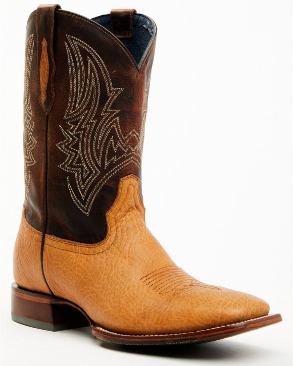 Cody James Men's Western Performance Boots - Broad Square Toe | Tan | Free Delivery