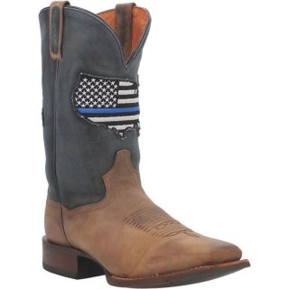 Dan Post Boots Thin Blue Line Men'S Leather-Sand | Free Shipping