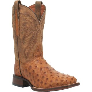 Dan Post Boots Alamosa Men'S Ostrich-Saddletan | Free Shipping