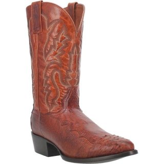 Dan Post Boots Pugh Men'S Ostrich-Cognac | Free Shipping