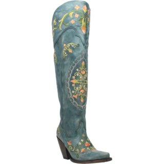 Dan Post Boots Flower Child Women'S Leather-Turquoise | Free Shipping