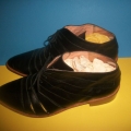 Women's Robert Clergerie Black-leather Oxfords With Slanted Top | Save More