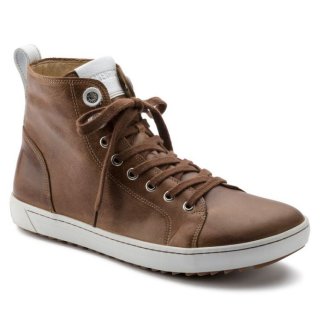 Men's Brand New Birkenstock Natural Leather Birko-felt High-top | Save More