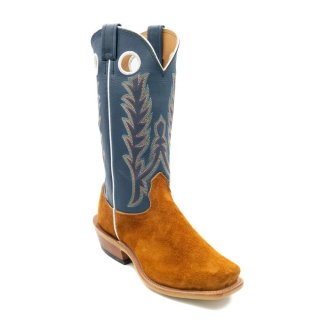 Fenoglio | Special Offer Men's Red Brown Roughout w/ Blue Bios Style No. 28521313
