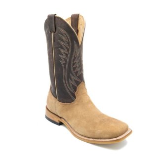Fenoglio | Special Offer Men's Tan Victoria Roughout w/ Brown Mexkite Style No. 15411217