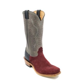 Fenoglio | Special Offer Men's Burgundy Roughout w/ Blue Eagle Style No. 15541313