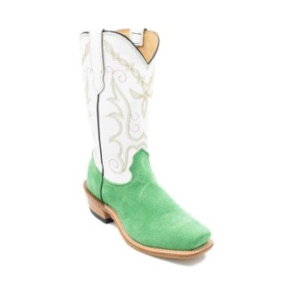 Fenoglio | Special Offer Men's Italian Green Roughout w/ White Style No. 00101689