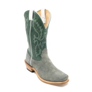 Fenoglio | Special Offer Men's Grey Eagle Roughout w/ Green Mexkite Style No. 00101739