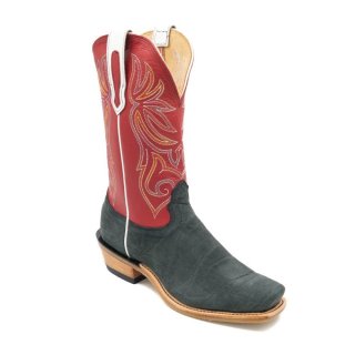 Fenoglio | Special Offer Men's Grey Sueded Elephant w/ Red Style No. 00101790