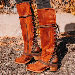 FREEBIRD | WOMEN'S COAL-RUST SUEDE | STYLISH OUTLET
