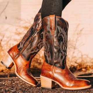 FREEBIRD | WOMEN'S DICE-COGNAC | STYLISH OUTLET