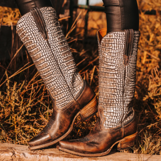 FREEBIRD | WOMEN'S WOODLAND-BLACK CROCO MULTI | STYLISH OUTLET