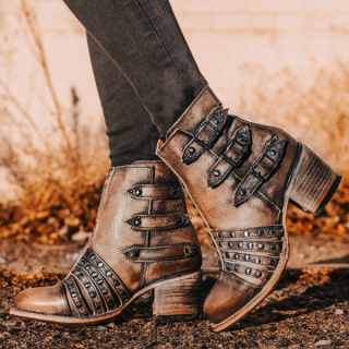 FREEBIRD | WOMEN'S CITADEL-BLACK DISTRESSED | STYLISH OUTLET
