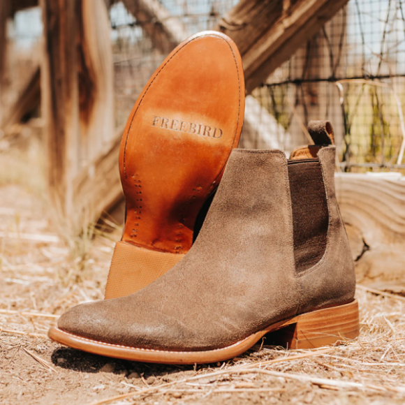 FREEBIRD | MEN'S PALMER-TAUPE SUEDE | STYLISH OUTLET