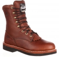 Georgia Boots | Men's Farm and Ranch Lacer Work-Barracuda Walnut