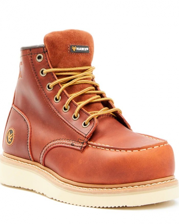 Discount Hawx Women's 6" Gradient Work Boots - Composite Toe | Brown Discount Hawx Women's 6" Gradient Work Boots - Composite Toe | Brown