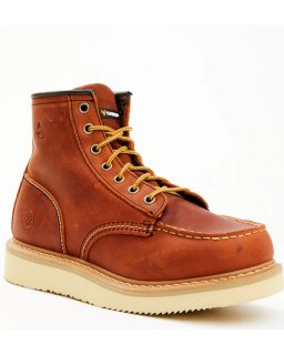 Discount Hawx Women's Gradient Lace-Up Work Boots - Soft Toe | Brown