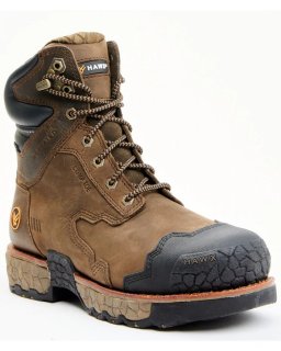 Discount Hawx Men's 8" Legion Sport Work Boots - Nano Composite Toe | Brown