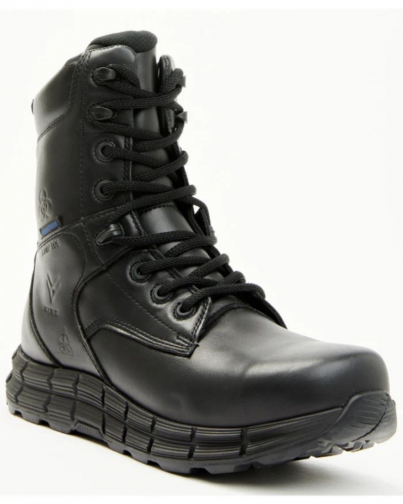 Discount Hawx Men's 8" Waterproof Work Boots - Composite Toe | Black