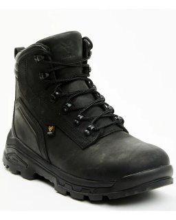 Discount Hawx Men's Enforcer Pro Work Boots - Soft Toe | Black