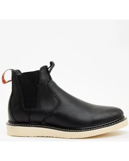 Discount Hawx Men's Wedge Chelsea Puncture Resistant Work Boots - Soft Toe | Black