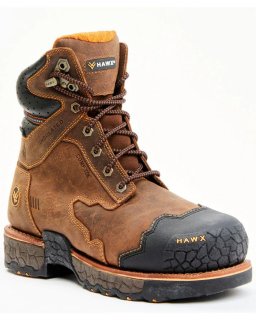 Discount Hawx Men's Legion Sport Work Boots - Nano Composite Toe | Brown