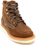 Discount Hawx Men's 6" Grade Work Boots - Moc Toe | Distressed Brown