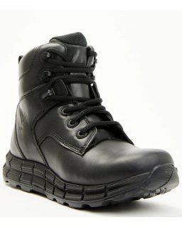 Discount Hawx Men's 6" Lace-Up Work Boots - Soft Toe | Black