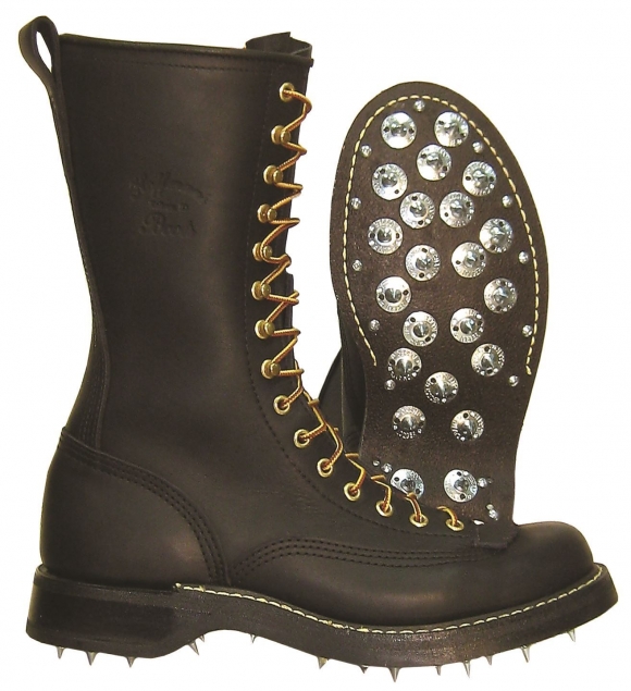 New Arrivals Hoffman Men's 12" 9014 Leather Spring Calk