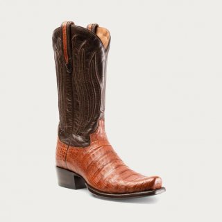 STYLISH OUTLET HYER BOOTS MEN'S STOCKTON - Cognac/Chocolate