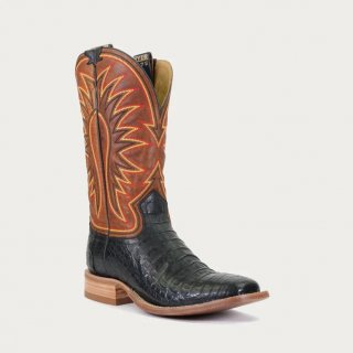 STYLISH OUTLET HYER BOOTS MEN'S BIG BOW - Black/Honey