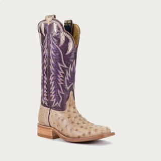 STYLISH OUTLET HYER BOOTS WOMEN'S HARPER - Tan/Eggplant
